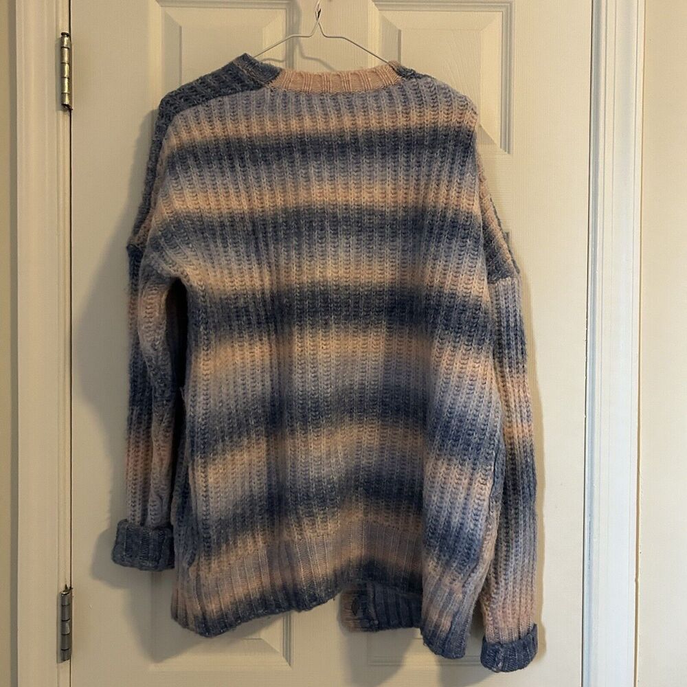 For Love and Lemons Celeste Cardigan Sweater Pink Blue Tie Dye Ombre Size XS - Picture 9 of 10